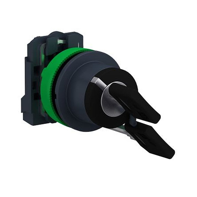 Schneider Electric IP67, IP69, IP69K, IP66 Key Switch, SPST 2-Way 455-Key