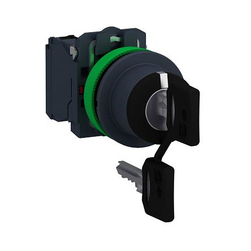 Schneider Electric IP66, IP67, IP69, IP69K Key Switch, DPST, 3A 3-Way 455-Key