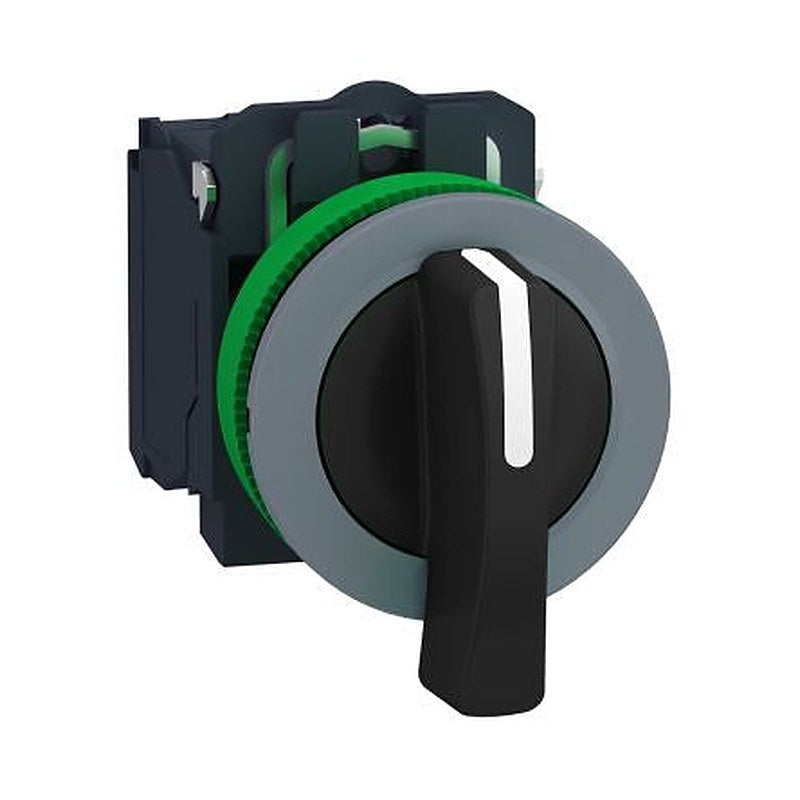 Schneider Electric Selector Switch - (1 NO) 30.5 mm Cutout Diameter 2 Positions