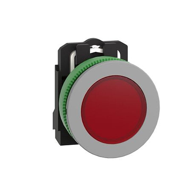 Schneider Electric, Harmony, Flush Red LED Pilot Light, 30.5 mm Cutout, IP66, IP67, Round