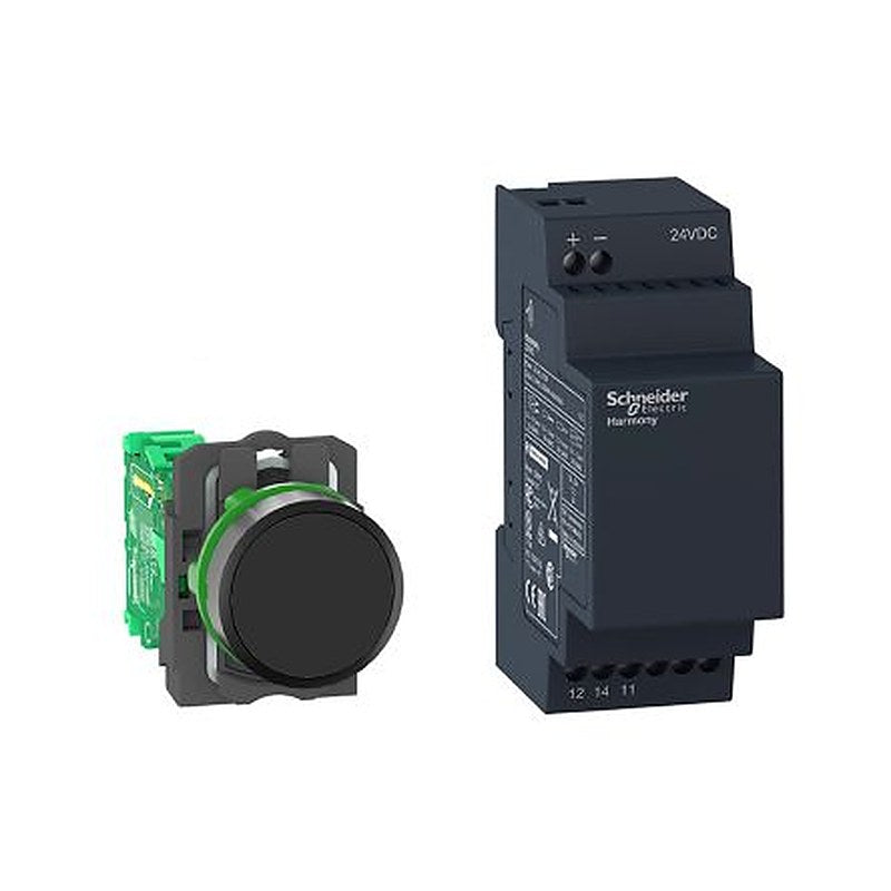 Schneider Electric Harmony Series Push Button Switch, WAN, Stop/Start, RJ45, Monostable, Panel, 22 mm Cutout, 24 V dc