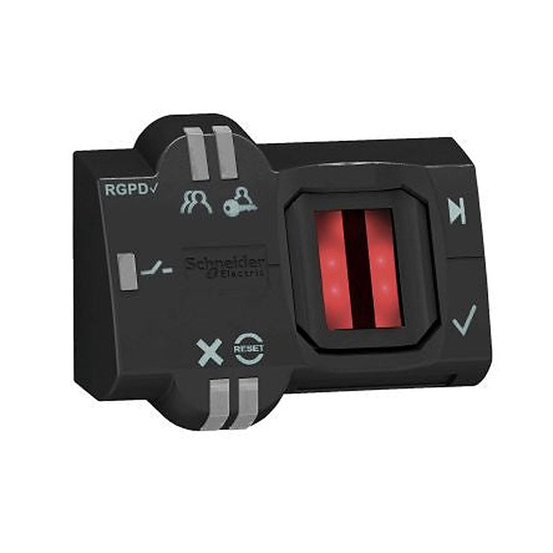 Schneider Electric XB5 Series Illuminated Push Button Switch, Panel, 22 mm Cutout, IP65