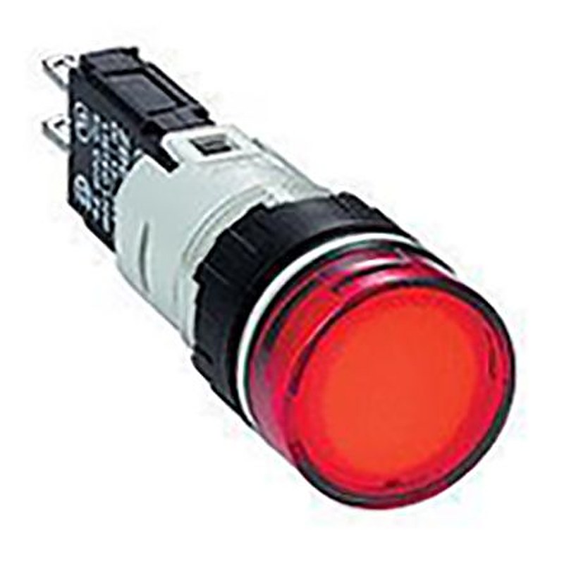 Schneider Electric, Harmony XB6, Panel Mount Red LED Pilot Light, 16 mm Cutout, IP65, Round, 120V ac