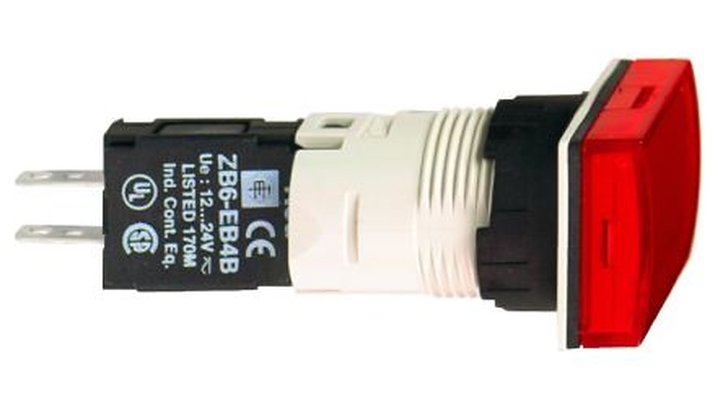 Schneider Electric, Harmony, Panel Mount Red LED Pilot Light, 16 mm Cutout, IP65, Round