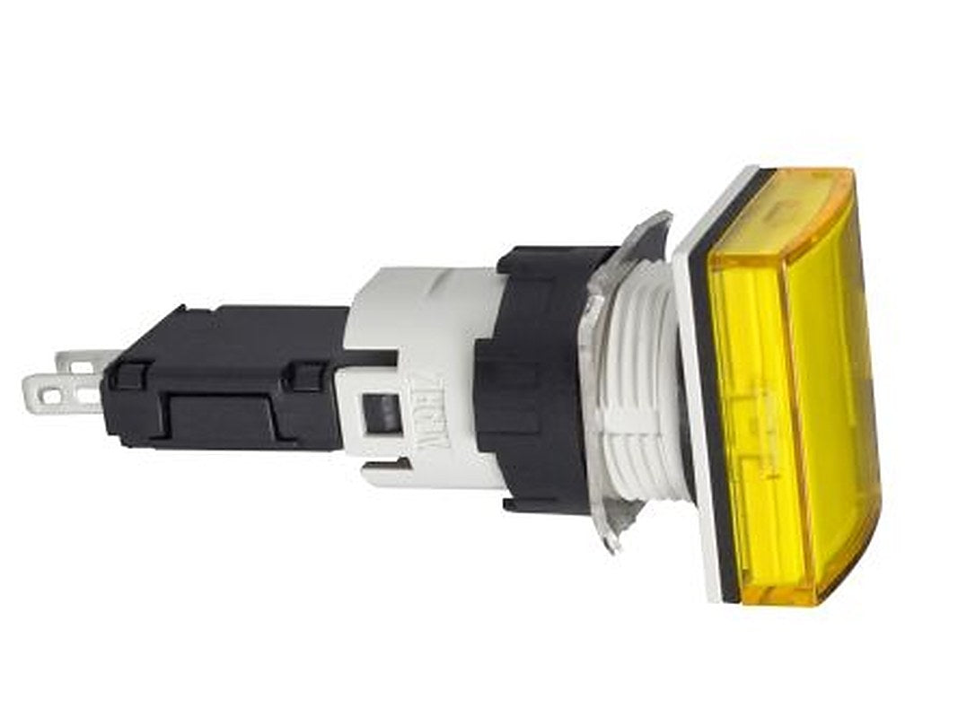 Schneider Electric, Harmony, Panel Mount Yellow LED Pilot Light, 16 mm Cutout, IP65, Round