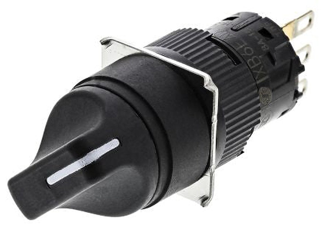 Schneider Electric Stay Put, Handle Rotary Switch Selector Switch - (1 CO) 16 mm Cutout Diameter 2 Positions