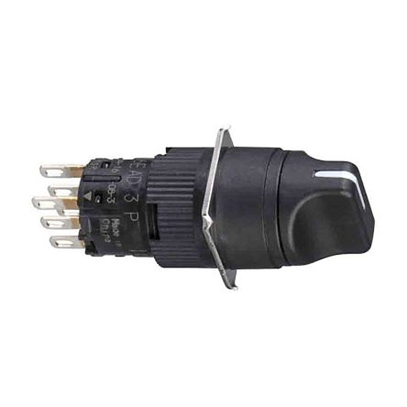 Schneider Electric Selector Switch Selector Switch - (1 NO/1 NC) 18 mm Cutout Diameter 2 Positions