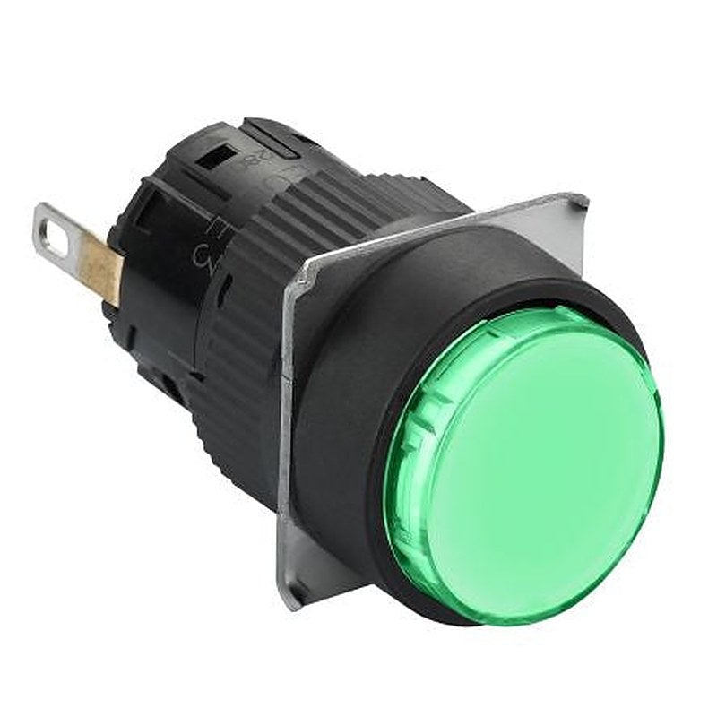 Schneider Electric, Harmony, Panel Mount Green LED Pilot Light, 16 mm Cutout, IP65, Round