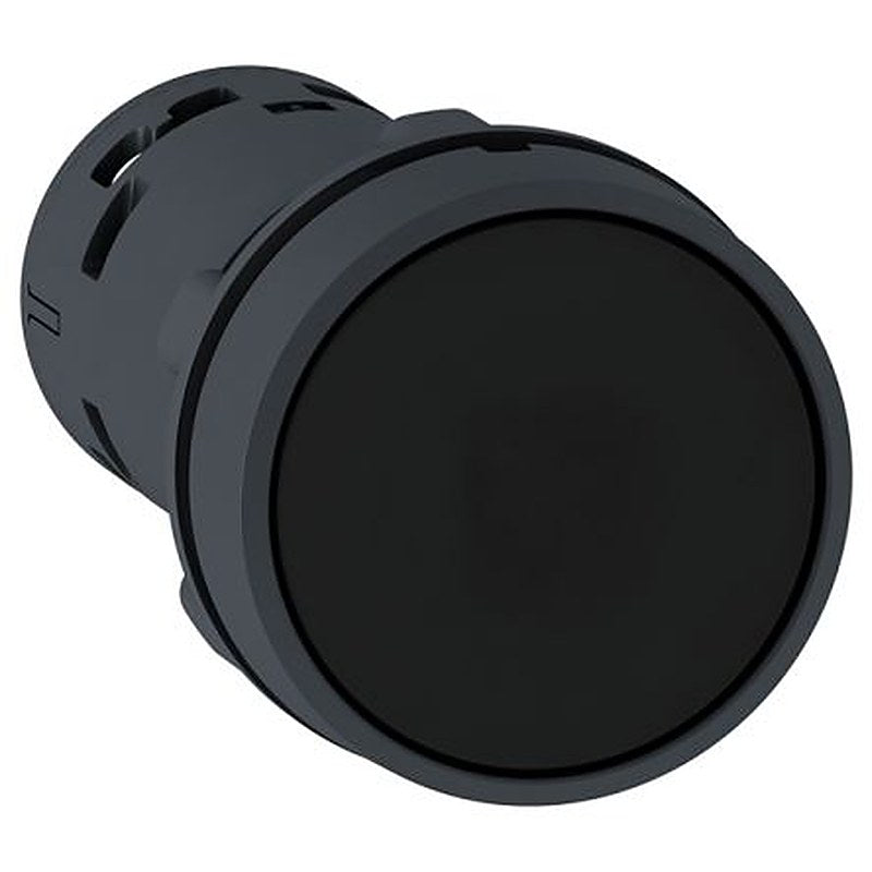 Schneider Electric Harmony XB7 Series Push Button Switch, Panel Mount, 22 mm Cutout Black, 2 NO, IP20, IP65