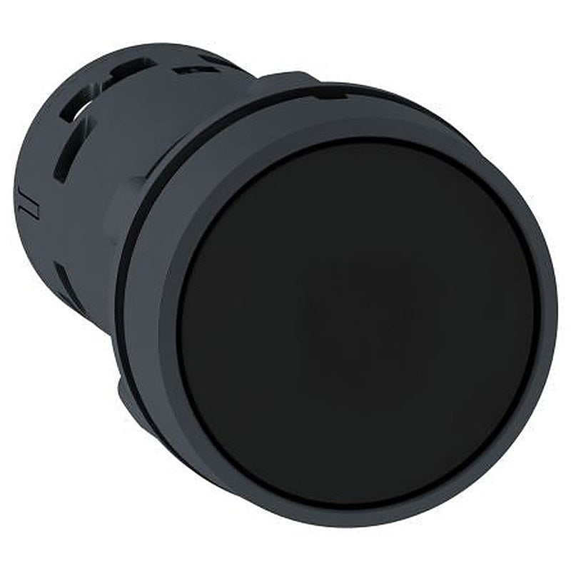 Schneider Electric Harmony Series Push Button Switch, Silicone Polymer, Screw, 22 mm Cutout, SPDT, Black LED, IP65, 250