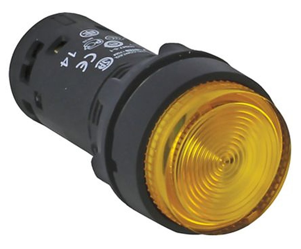 Schneider Electric Harmony XB7 Series Illuminated Push Button Switch, Silicone Polymer, Panel, 22 mm Cutout, 1 NO,