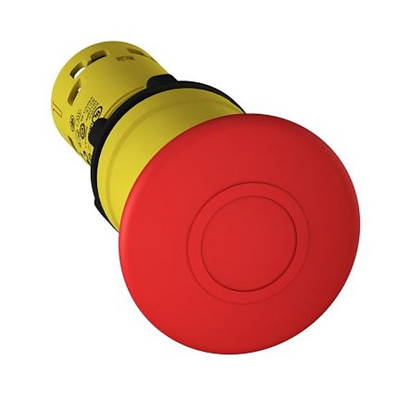 Schneider Electric Harmony Series Pull Release Emergency Stop Push Button, Panel Mount, 22 mm Cutout, 1 NO/1 NC, IP20,