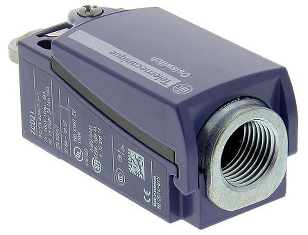 Telemecanique Sensors OsiSense XC Series Roller Plunger Limit Switch, 1 NO/1 NC, IP66, IP67, Zinc Alloy Housing, 240V
