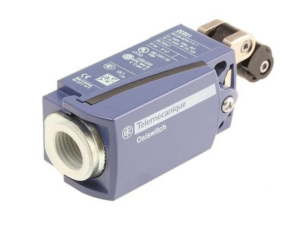 Telemecanique Sensors OsiSense XC Series Roller Plunger Limit Switch, 1 NO/1 NC, IP66, IP67, Zinc Alloy Housing, 240V