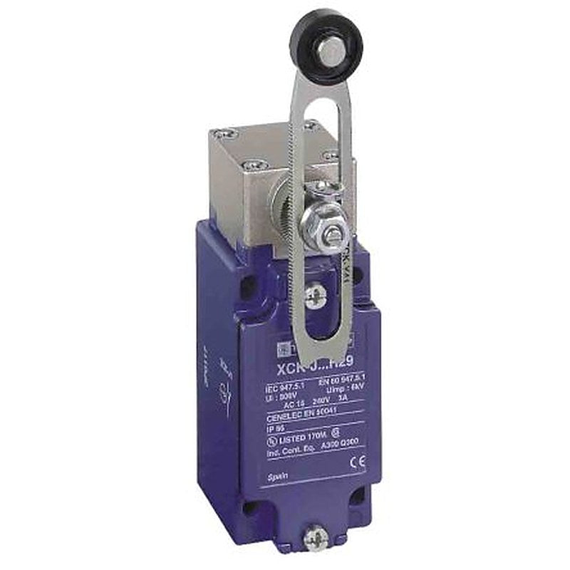 Telemecanique Sensors OsiSense XC Series Spring Return Limit Switch, 1 NO/1 NC, IP66, Zinc Alloy Housing, 240V ac, 3A