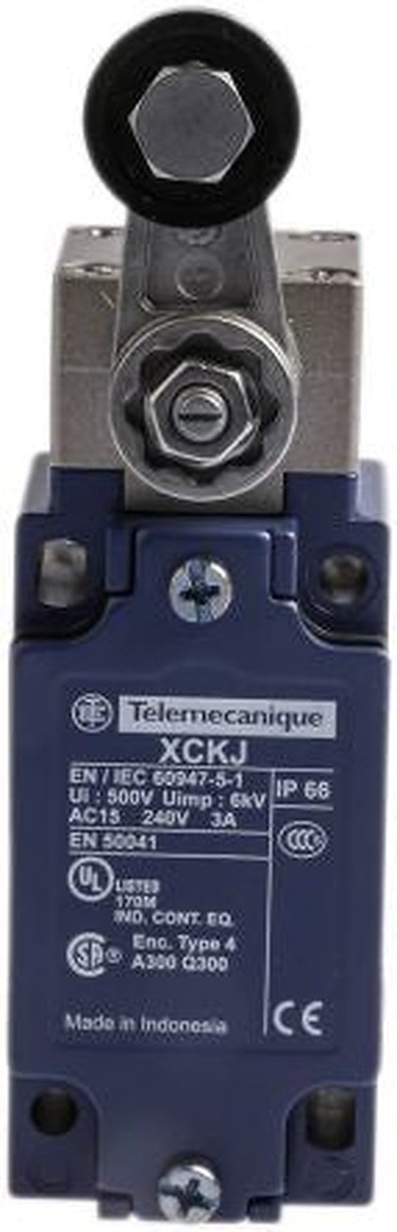 Telemecanique Sensors OsiSense XC Series Roller Lever Limit Switch, 1 NO/1 NC, IP66, Zinc Alloy Housing, 240V ac, 3A