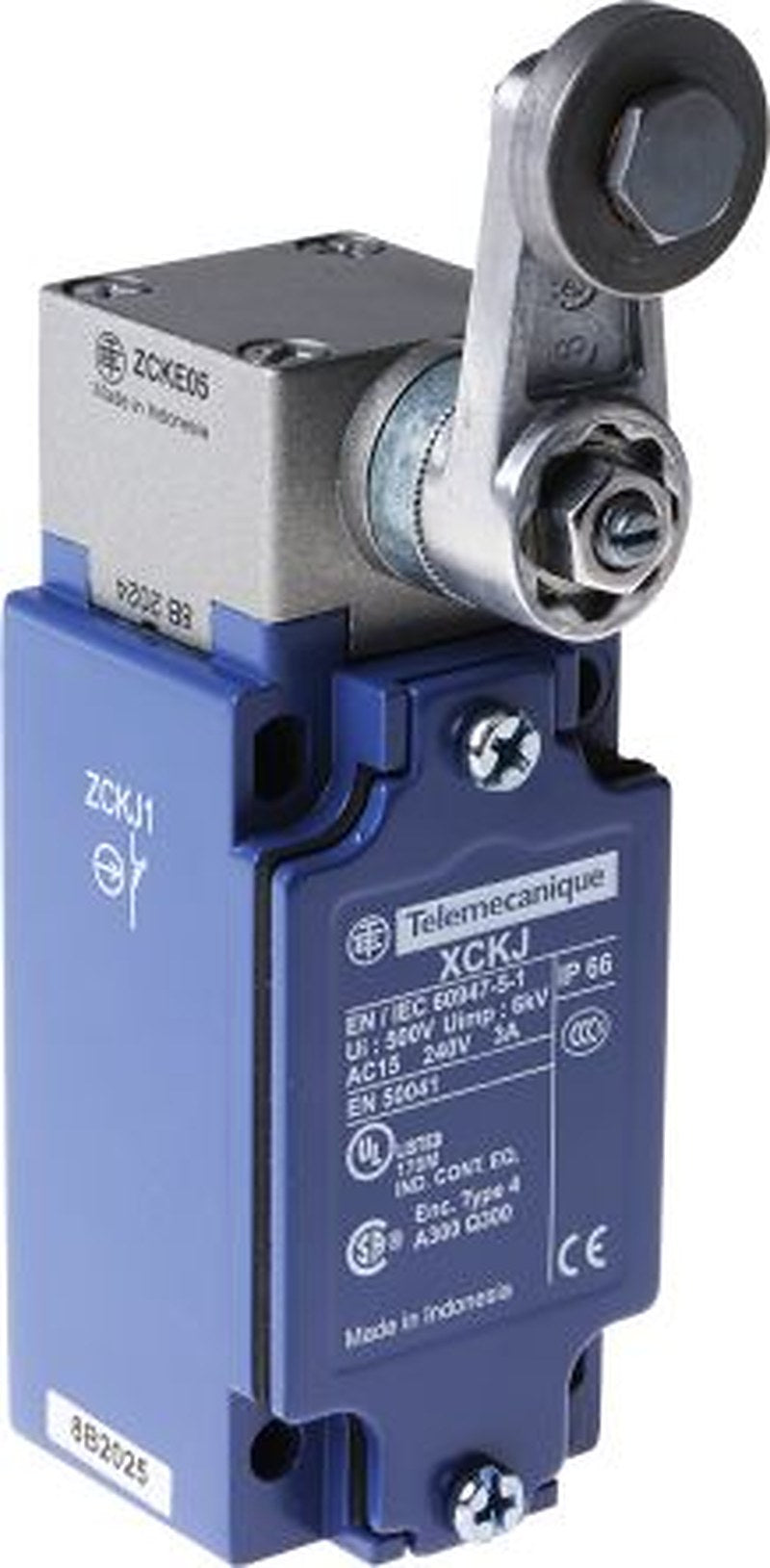 Telemecanique Sensors OsiSense XC Series Roller Lever Limit Switch, 1 NO/1 NC, IP66, Zinc Alloy Housing, 240V ac, 3A