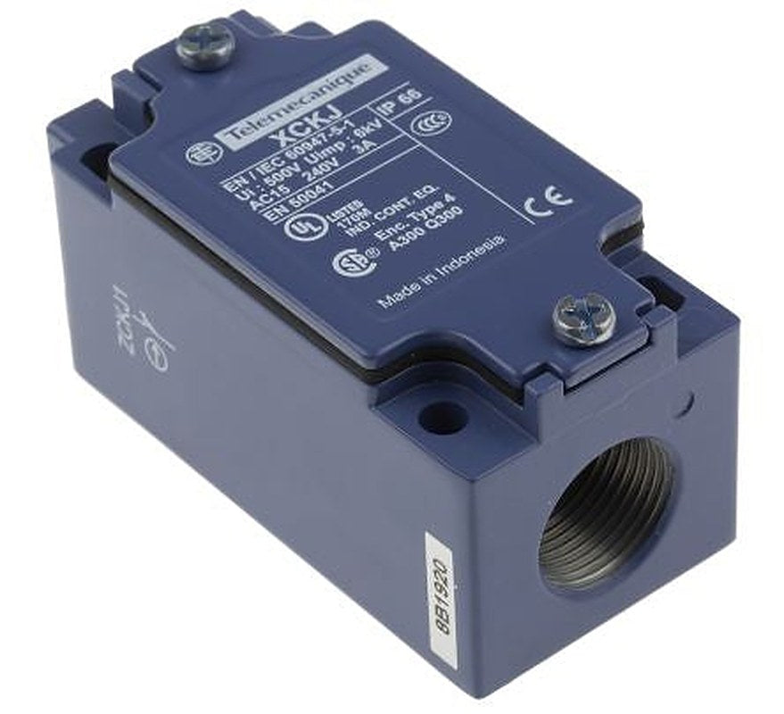 Telemecanique Sensors OsiSense XC Series Roller Lever Limit Switch, 1 NO/1 NC, IP66, Zinc Alloy Housing, 240V ac, 3A