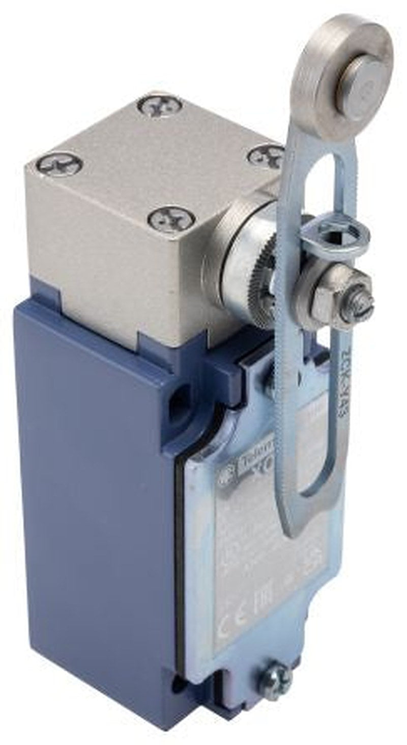 Telemecanique Sensors XCKJ Series Roller Lever Limit Switch, 1 NO/1 NC, IP66, Zamak Housing, 50V ac, 3A
