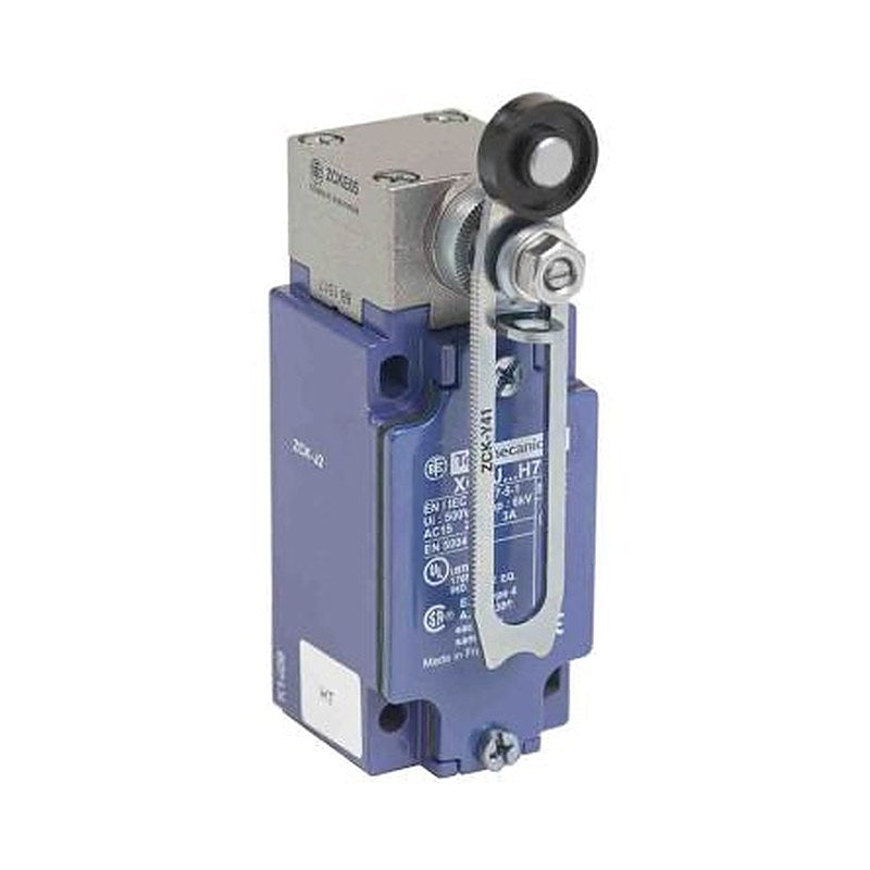 Telemecanique Sensors XCKJ Series Spring Return Limit Switch, 2P, IP66, Zinc Zamak Alloy Housing, 240V ac, 3A