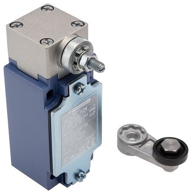 Telemecanique Sensors XCKJ Series Roller Lever Limit Switch, 1 NO/1 NC, IP66, Zamak Housing, 240V ac, 3A