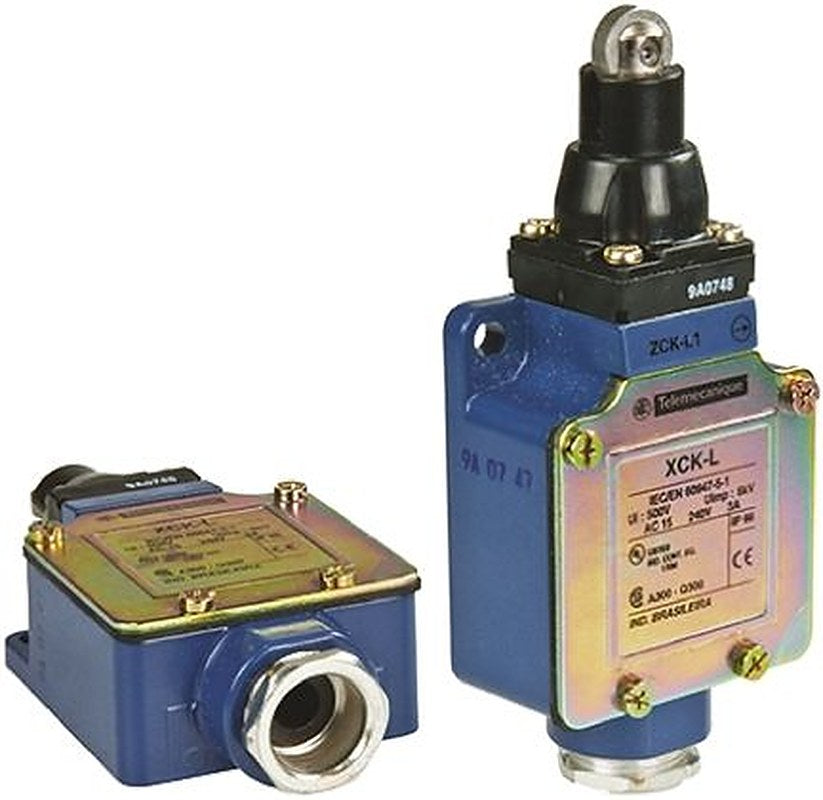 Telemecanique Sensors OsiSense XC Series Roller Plunger Limit Switch, 1 NO/1 NC, IP66, Zinc Alloy Housing, 240V ac, 3A