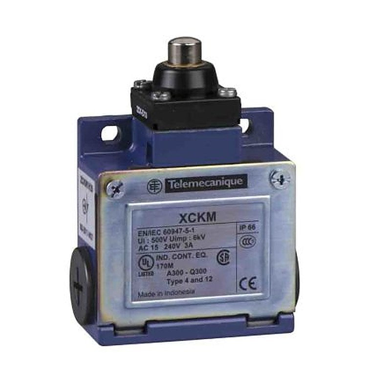 Telemecanique Sensors OsiSense XC Series Plunger Limit Switch, 1 NO/1 NC, IP66, Zinc Alloy Housing, 240V ac, 3A