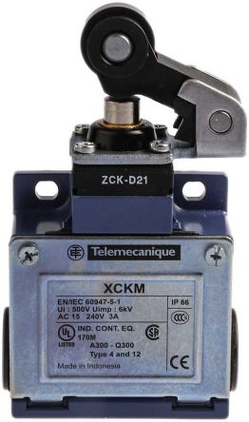Telemecanique Sensors OsiSense XC Series Roller Plunger Limit Switch, 1 NO/1 NC, IP66, Zinc Alloy Housing, 240V ac, 3A