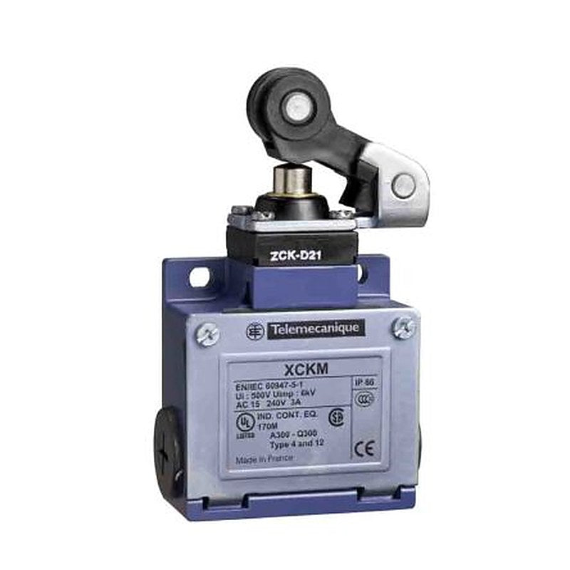 Telemecanique Sensors OsiSense XC Series Roller Plunger Limit Switch, 1 NO/1 NC, IP66, Zinc Alloy Housing, 240V ac, 3A