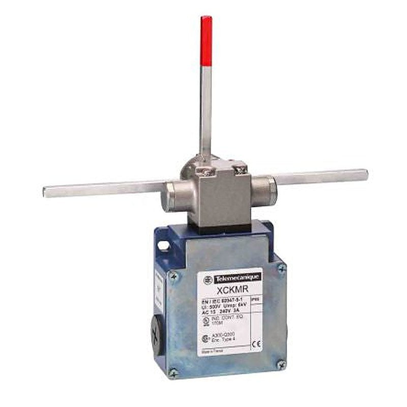 Telemecanique Sensors XCKMR Series Lever Limit Switch, 2 NC, IP66, Zinc Zamak Alloy Housing, 240V ac, 3A