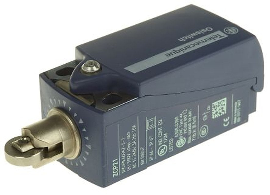 Telemecanique Sensors OsiSense XC Series Roller Plunger Limit Switch, 1 NO/1 NC, IP66, IP67, Plastic Housing, 240V, 3A