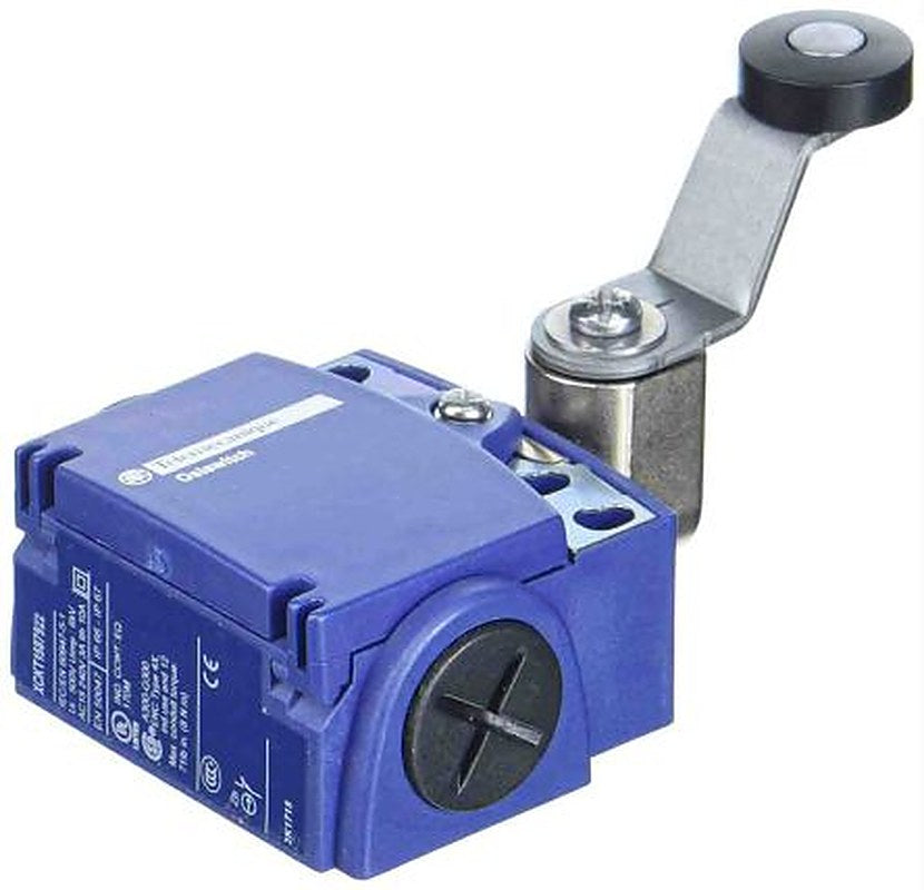 Telemecanique Sensors XCKT Series Roller Lever Limit Switch, 2P, IP67, IP66, Plastic Housing, 240V ac, 10A