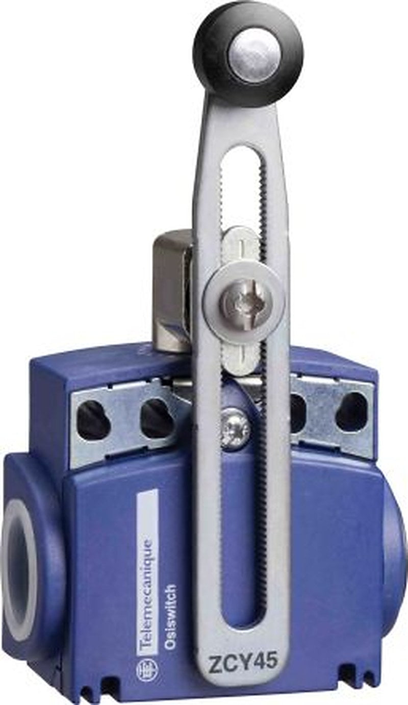 Telemecanique Sensors OsiSense XC Series Roller Lever Limit Switch, 1 NO/1 NC, IP66, IP67, Plastic Housing, 240V ac, 3A