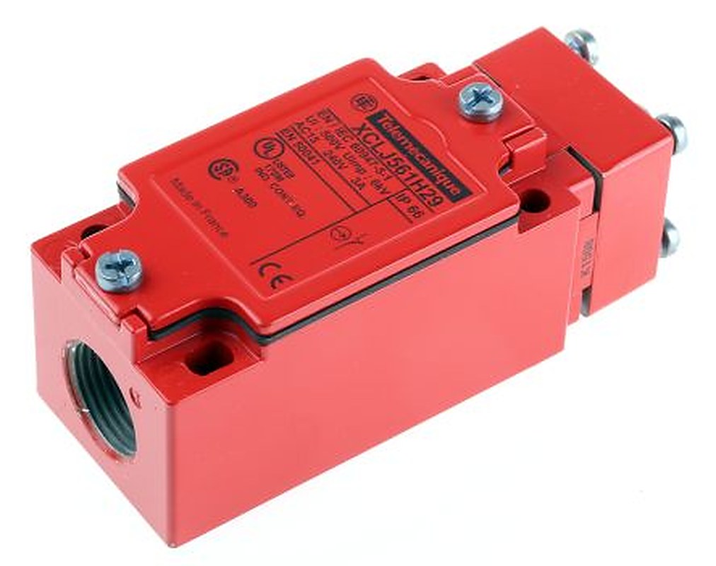 Telemecanique Sensors XCL-J Series Plunger Safety Limit Switch, 1 NO/1 NC, IP66, Zinc Alloy Housing, 240V ac, 3A