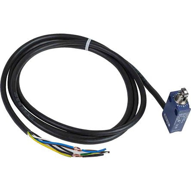 Telemecanique Sensors XCMD Series Roller Plunger Limit Switch, 2P, IP68, IP67, IP66, Zinc Zamak Alloy Housing, 240V ac,