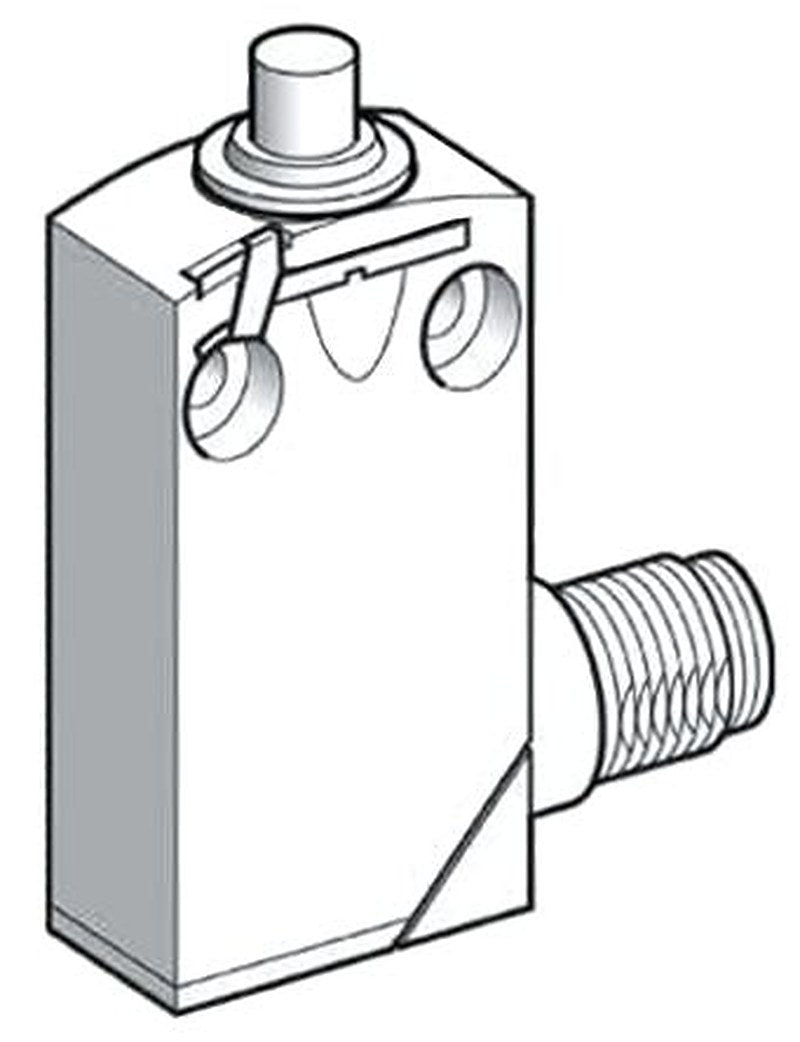 Telemecanique Sensors OsiSense XC Series Plunger Limit Switch, 1 CO, IP66, IP67, IP68, Zinc Zamak Alloy Housing, 240V