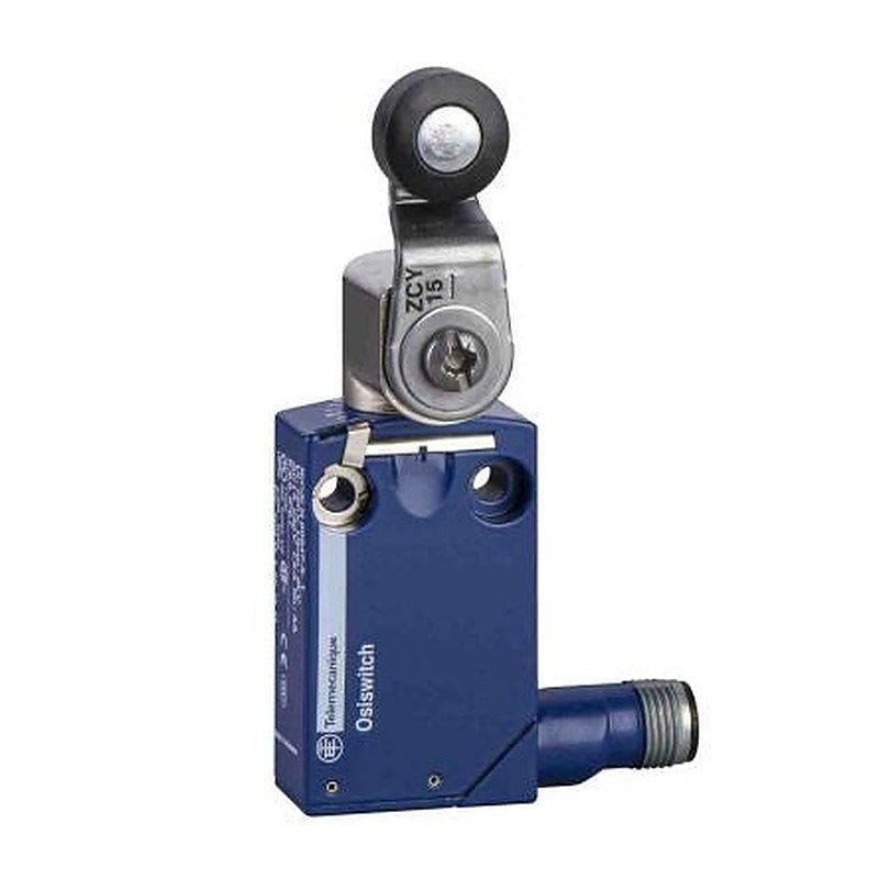 Telemecanique Sensors XCMD Series Roller Lever Limit Switch, DPST, IP66, IP67, IP68, Zinc Zamak Alloy Housing, 240V ac,