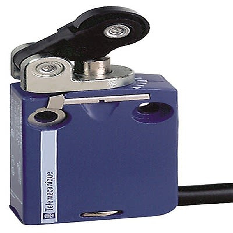 Telemecanique Sensors XCMD Series Roller Plunger Limit Switch, 1 NO/1 NC, IP68, IP67, IP66, Zinc Zamak Alloy Housing,