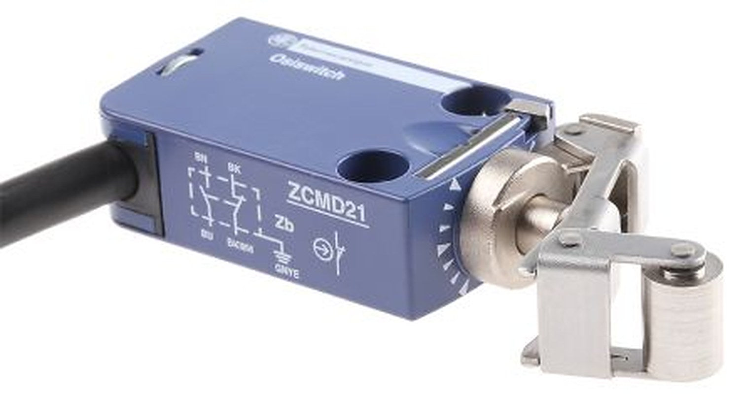 Telemecanique Sensors OsiSense XC Series Roller Plunger Limit Switch, 1 NO/1 NC, IP66, IP67, IP68, Zinc Alloy Housing,