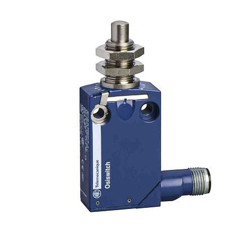 Telemecanique Sensors XCMD Series Plunger Limit Switch, DPST, IP68, IP67, IP66, Zinc Zamak Alloy Housing, 50V ac, 3A