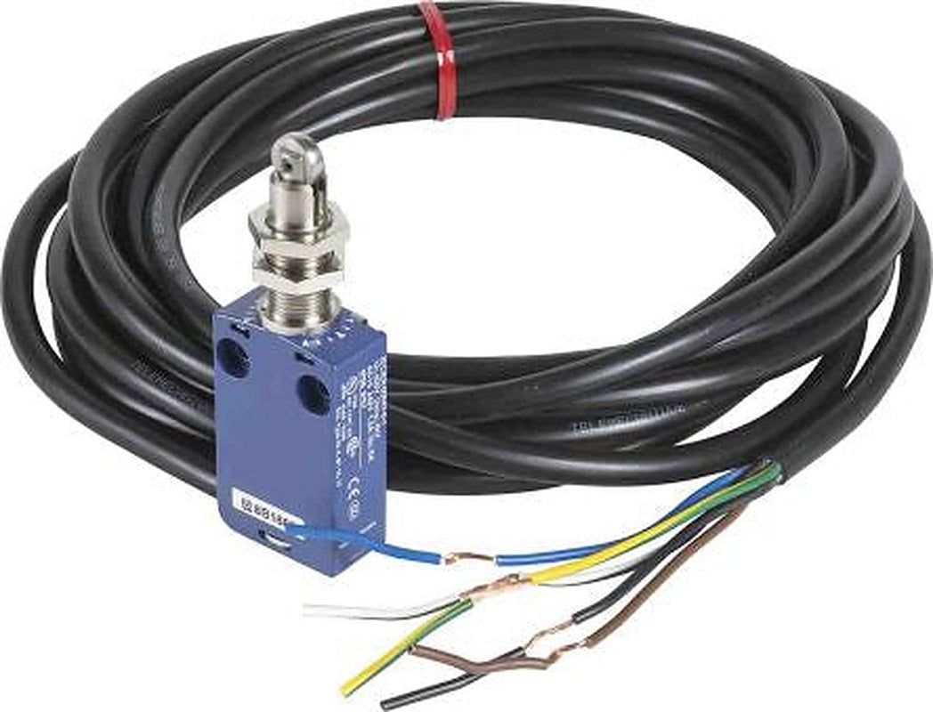 Telemecanique Sensors OsiSense XC Series Roller Plunger Limit Switch, 1 NO/1 NC, IP66, IP67, Zinc Alloy Housing, 240V