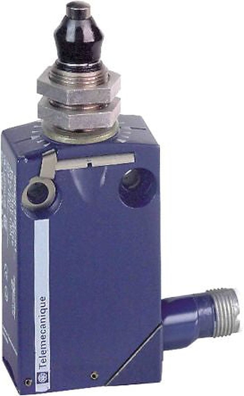 Telemecanique Sensors OsiSense XC Series Plunger Limit Switch, 1 CO, IP66, IP67, Zinc Alloy Housing, 240V ac, 1.5A