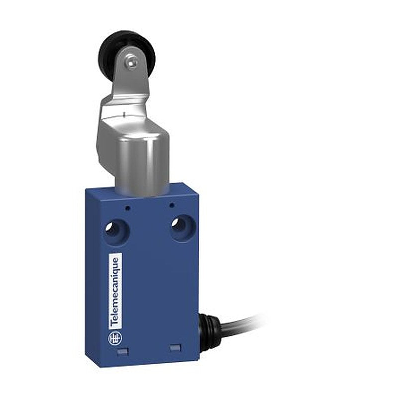 Telemecanique Sensors XCMH Series Roller Lever Limit Switch, 1 NO/1 NC, IP67, IP66, Plastic Housing, 240V