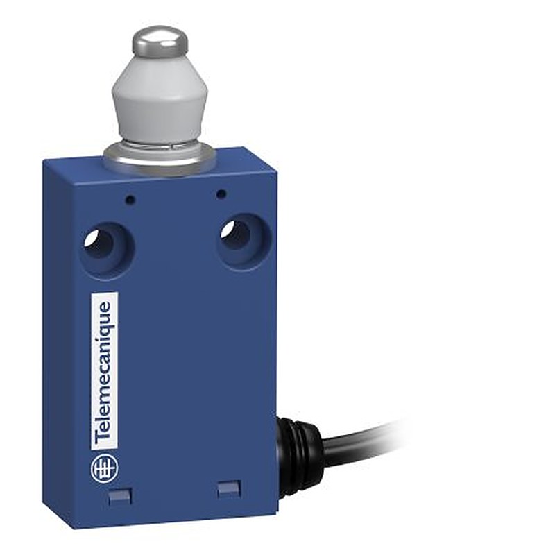 Telemecanique Sensors XCMH Series Plunger Limit Switch, 1 NO/1 NC, IP67, IP66, Plastic Housing, 240V ac, 0.75A