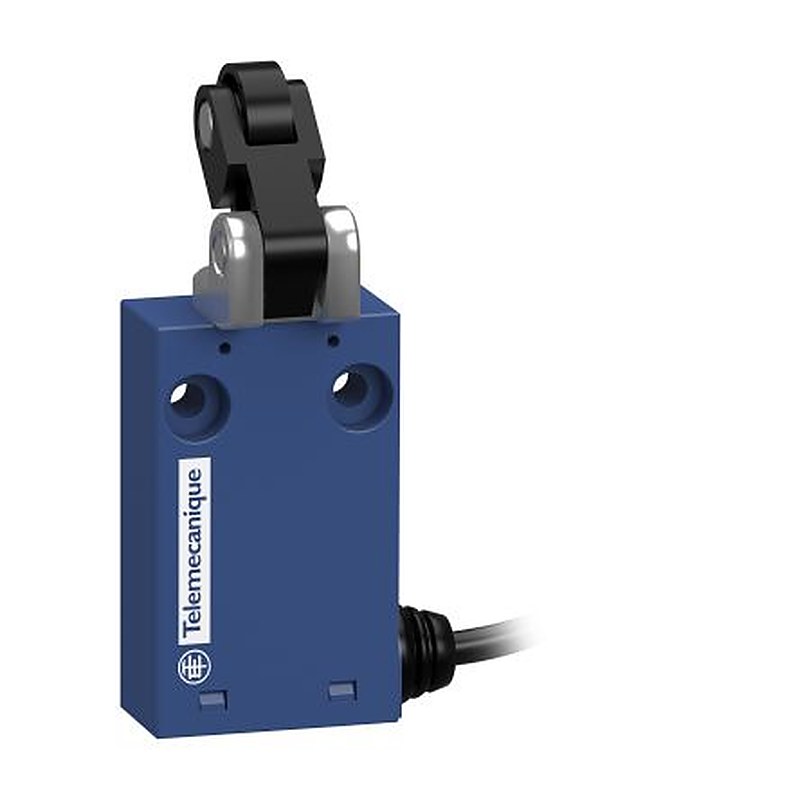 Telemecanique Sensors XCMH Series Roller Plunger Limit Switch, 1 NO/1 NC, IP67, IP66, Plastic Housing, 240V ac, 0.07A