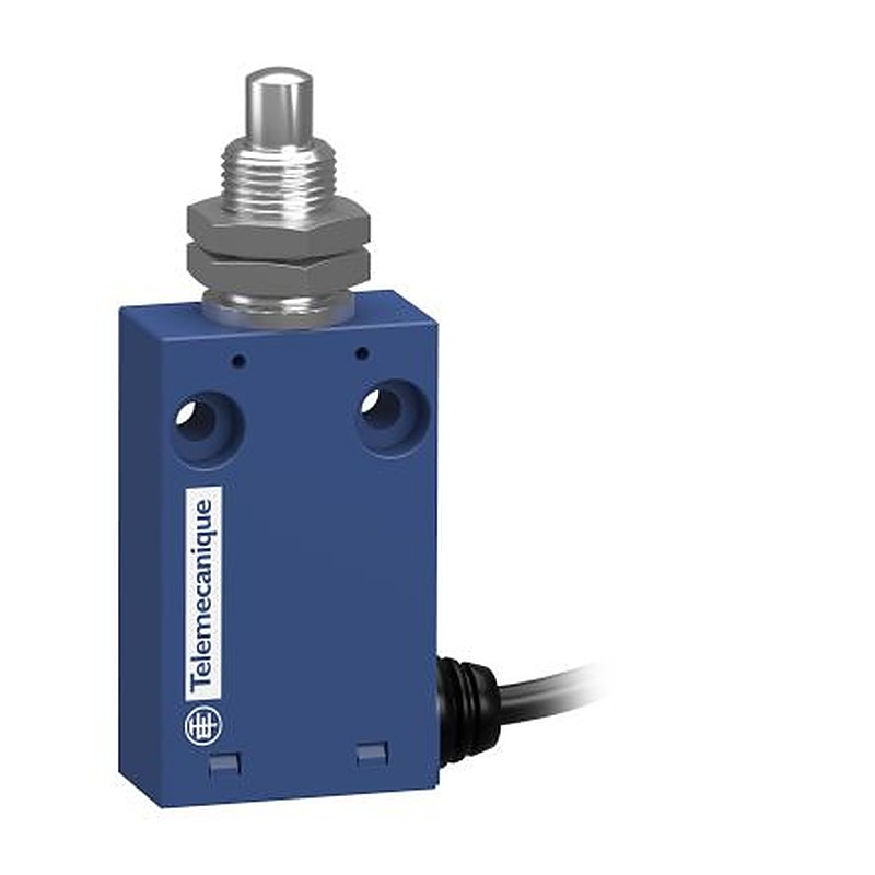 Telemecanique Sensors XCMH Series Plunger Limit Switch, 1 NO/1 NC, IP66, IP67, Plastic Housing, 240V ac, 0.75A