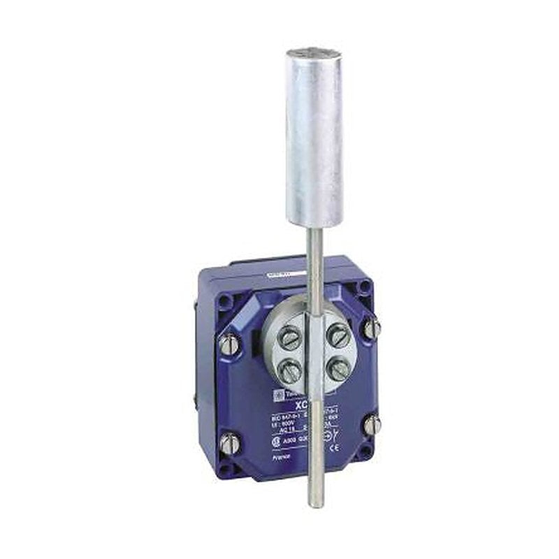 Telemecanique Sensors XCR Series Roller Lever Limit Switch, DPST, IP65, Zinc Alloy Housing, 240V ac, 3A