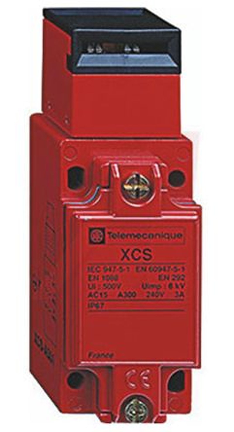 Telemecanique Sensors XCSB Safety Interlock Switch, Keyed Actuator Included, Zinc Alloy