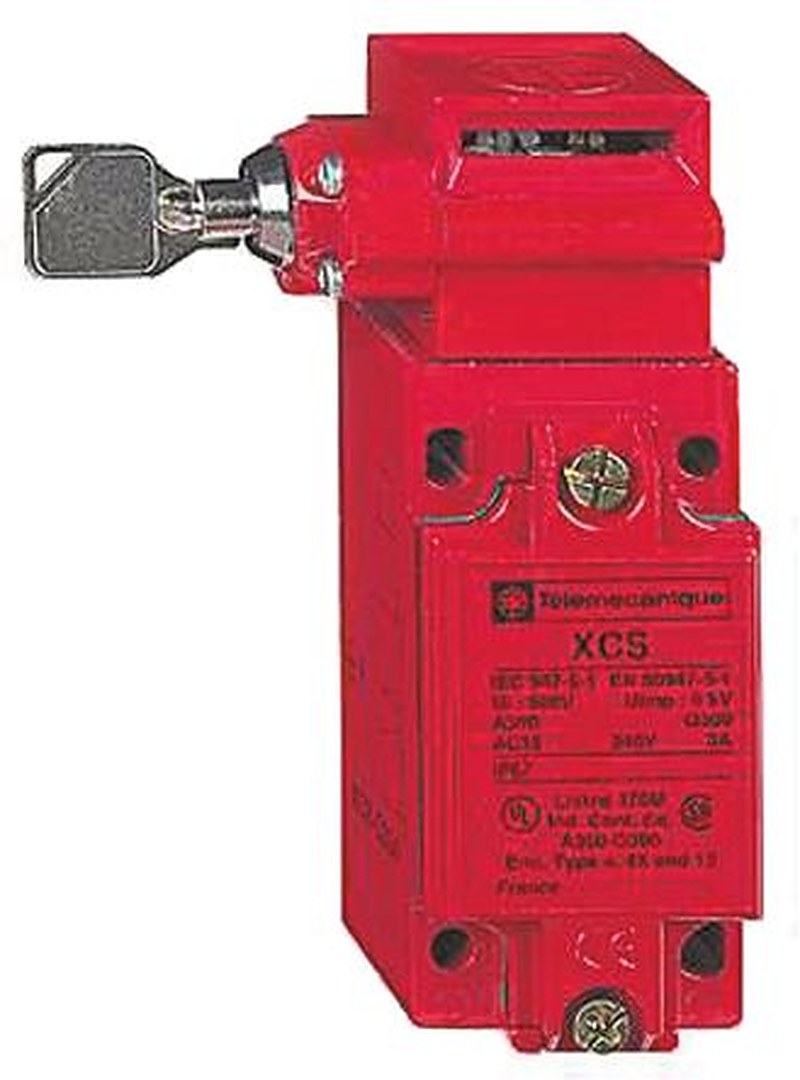Telemecanique Sensors XCSC Safety Interlock Switch, Keyed Actuator Included, Zinc Alloy