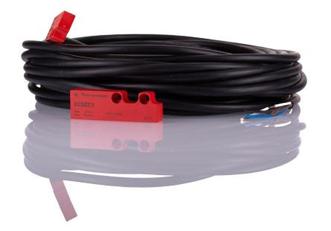 Telemecanique Sensors XCS-DMC Series Magnetic Non-Contact Safety Switch, Plastic Housing, 100V dc, NO, 10 m Cable